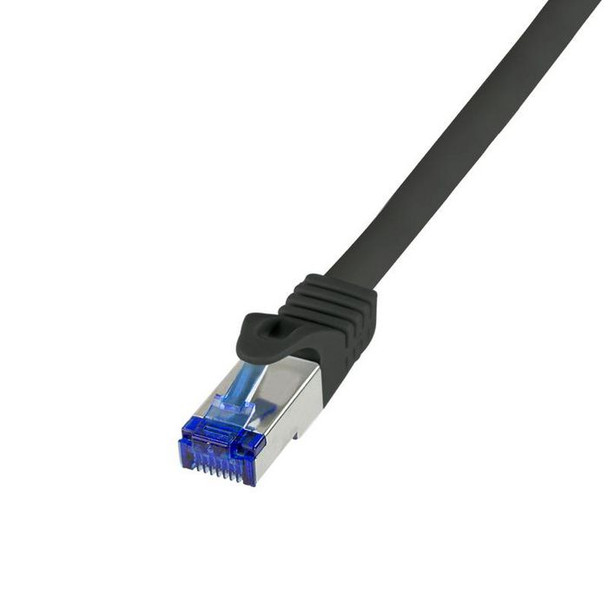 LogiLink C6A013S Networking Cable Black 0.25 M C6A013S