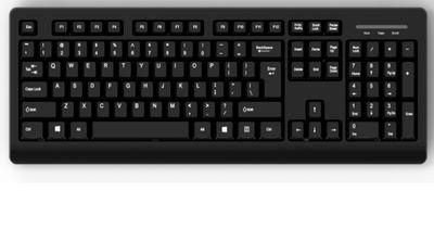 MediaRange MROS109 Keyboard Usb Qwertz German MROS109