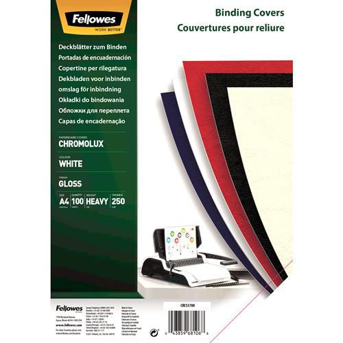 Fellowes 5378006 Binding Cover A4 White 100 5378006