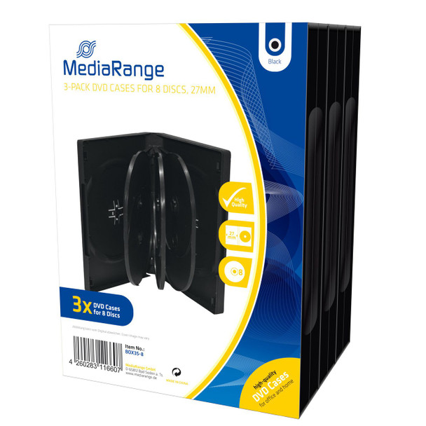 MediaRange BOX35-8 Optical Disc Case Jewel Case BOX35-8