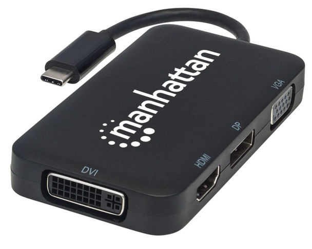Manhattan 152600 Usb-C Dock/Hub. Ports X4: 152600