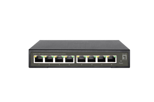 LevelOne GES-2108P Hilbert 8-Port Gigabit Poe GES-2108P