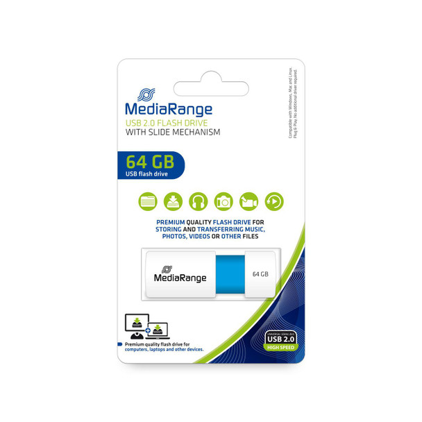 MediaRange MR974 Ick 64Gb MR974 Usb Flash MR974