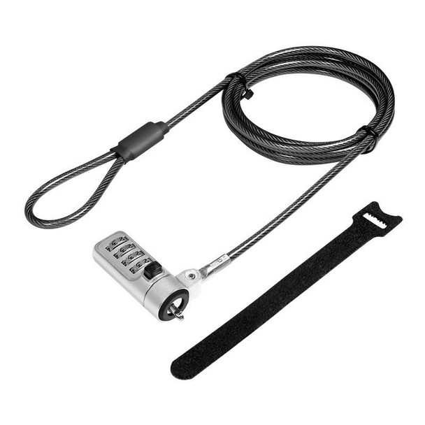 LogiLink NBS010 Cable Lock Black. Silver NBS010