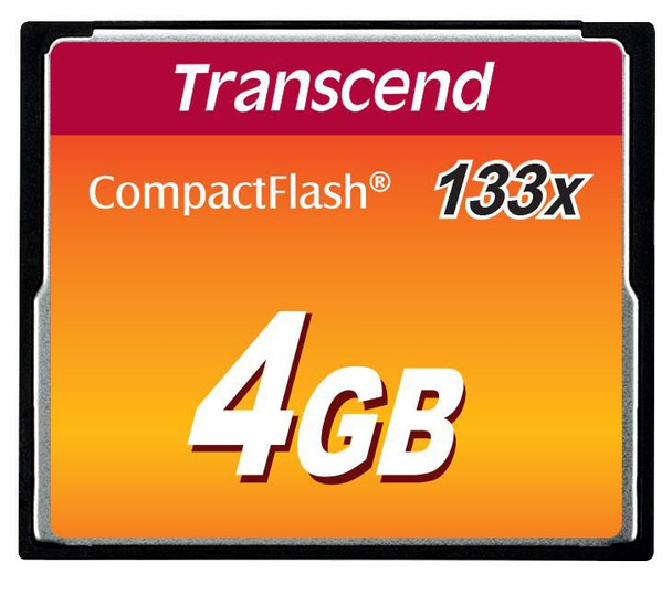 Transcend TS4GCF133 Compactflash 133X 4Gb TS4GCF133