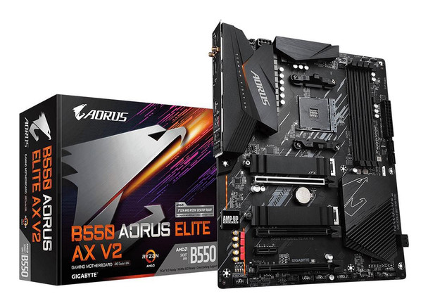 Gigabyte B550 AORUS ELITE AX V2 Motherboard Amd B550 Socket B550 AORUS ELITE AX V2