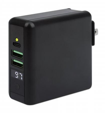 Manhattan 102452 4-In-1 Travel Wall Charger 102452