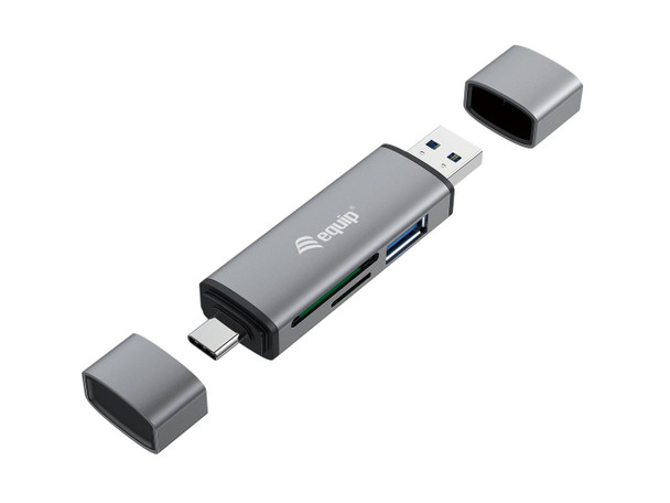 Equip 245460 Card Reader With Usb 3.0 Hub. 245460
