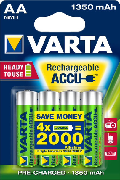 Varta 56746 101 404 Ready2Use Hr06 1350 Mah 56746 101 404