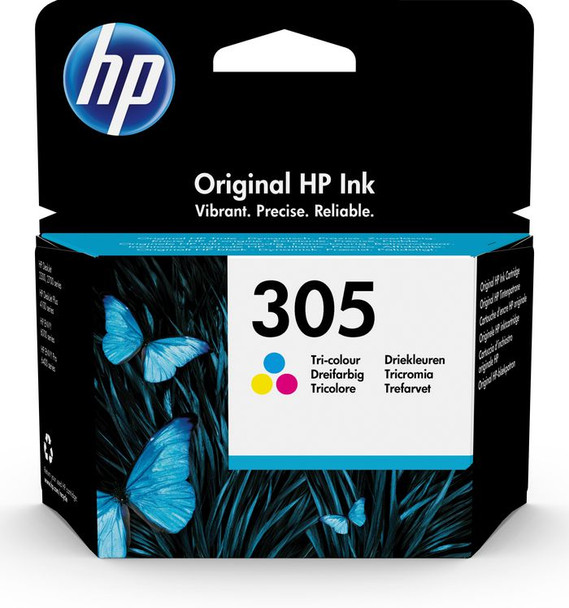 HP 3YM60AE 305 Tri-Color Original Ink 3YM60AE