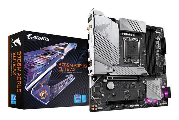Gigabyte B760M AORUS ELITE AX Motherboard Intel B760 Lga B760M AORUS ELITE AX