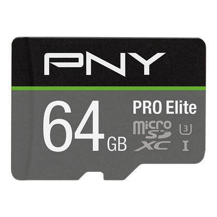 PNY P-SDU64GV31100PRO-GE Pro Elite 64 Gb Microsdxc P-SDU64GV31100PRO-GE