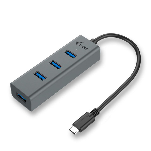 i-tec C31HUBMETAL403 Metal Usb-C Hub 4 Port C31HUBMETAL403