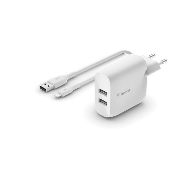 Belkin WCD001VF1MWH Mobile Device Charger White WCD001VF1MWH