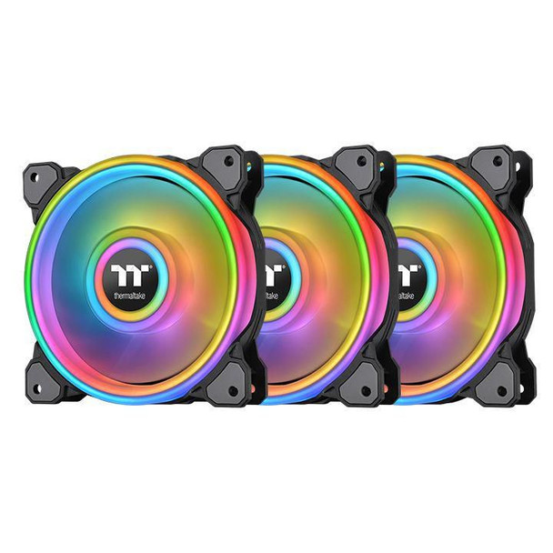ThermalTake CL-F088-PL12SW-A Riing Quad 12 Rgb Computer CL-F088-PL12SW-A