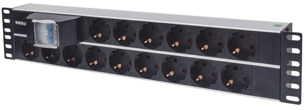 Intellinet 714051 19" 2U Rackmount 15-Way Power 714051