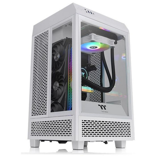 ThermalTake CA-1R3-00S6WN-00 The Tower 100 Snow Mini Tower CA-1R3-00S6WN-00