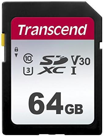 Transcend TS64GSDC300S Sd Card Sdxc 300S 64Gb TS64GSDC300S