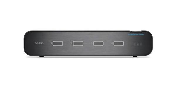 Belkin F1DN204KVM-UNN4 Kvm Switch Rack Mounting Black F1DN204KVM-UNN4