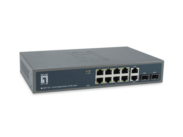 LevelOne GEP-1221 Network Switch Unmanaged GEP-1221