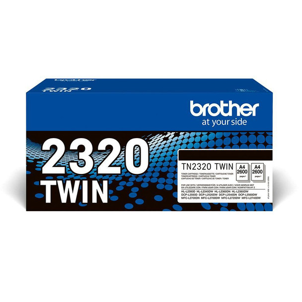 Brother TN2320TWIN Tn-2320Twin Toner Cartridge 1 TN2320TWIN