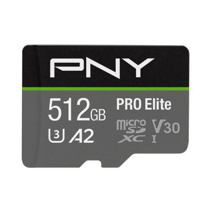 PNY P-SDUX512U3100PRO-GE Pro Elite Microsdxc 512Gb P-SDUX512U3100PRO-GE