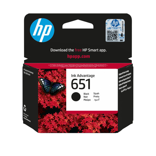 HP C2P10AE 651 Black Original Ink C2P10AE
