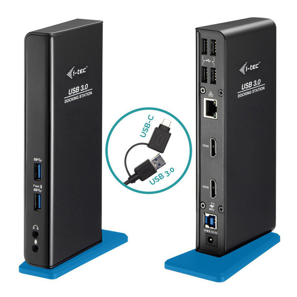 i-tec U3DUALHDMIDOCK Usb 3.0/Usb-C Dual Hdmi U3DUALHDMIDOCK