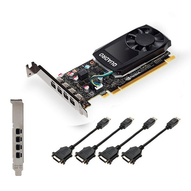 PNY VCQP1000DVIV2-PB Graphics Card Nvidia Quadro VCQP1000DVIV2-PB