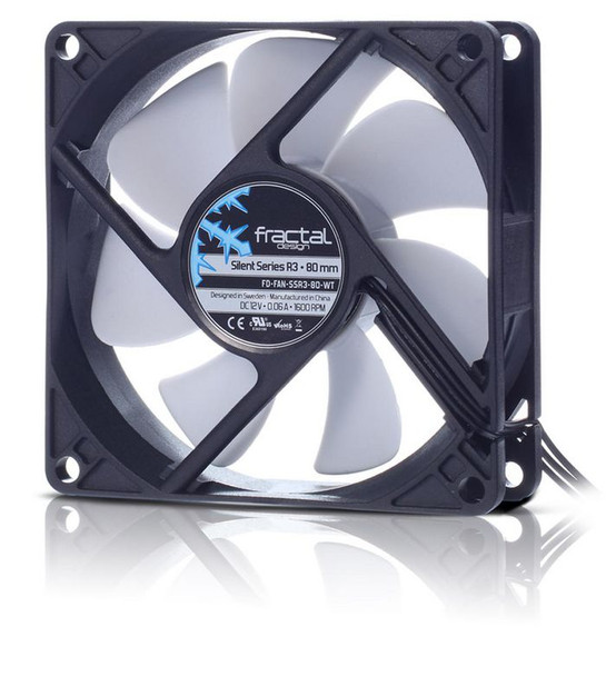 Fractal Design FD-FAN-SSR3-80-WT Silent Series R3 80 Mm FD-FAN-SSR3-80-WT