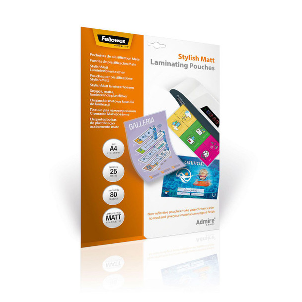 Fellowes 5602101 Laminator Pouch 25 PcS 5602101