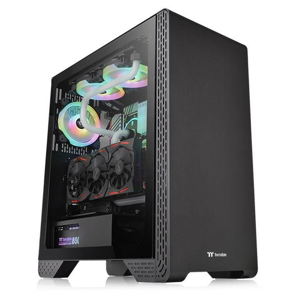 ThermalTake CA-1P5-00M1WN-00 S300 Tg Midi Tower Black CA-1P5-00M1WN-00