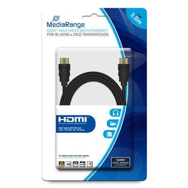 MediaRange MRCS157 Hdmi Cable 3 M Hdmi Type A MRCS157