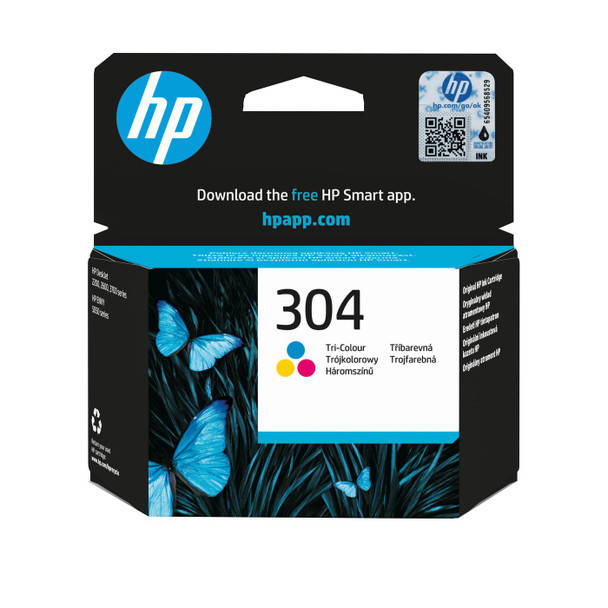 HP N9K05AE 304 Tri-Color Original Ink N9K05AE