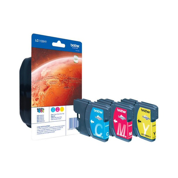 Brother LC1100HYRBWBP Ink Cartridge 3 PcS LC1100HYRBWBP