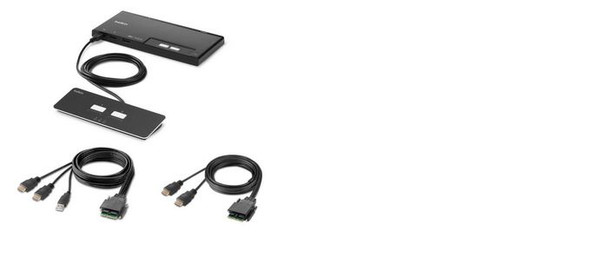 Belkin F1DN202MOD-HH-4 Kvm Switch Black F1DN202MOD-HH-4