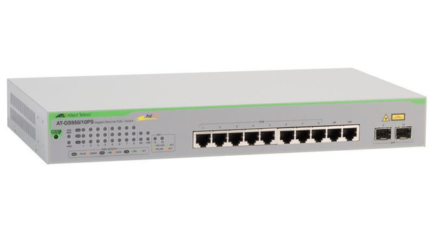 Allied Telesis AT-GS950/10PS V2-50 Gs950/10Ps Managed Gigabit AT-GS950/10PS V2-50