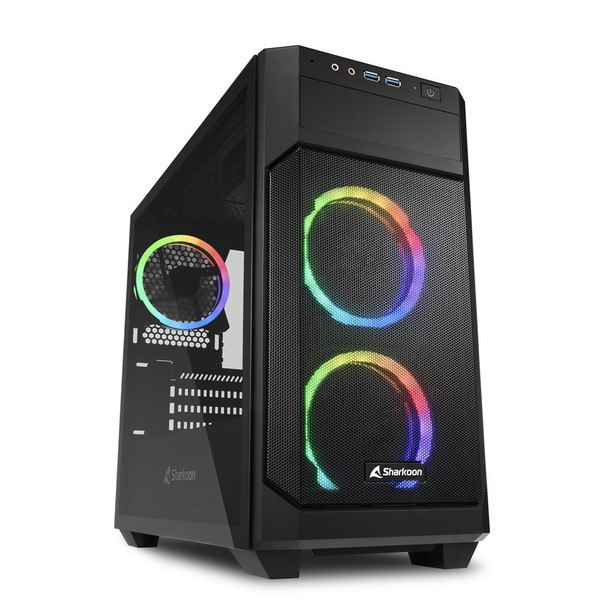 Sharkoon 4044951035052 V1000 Rgb Micro Tower Black 4044951035052