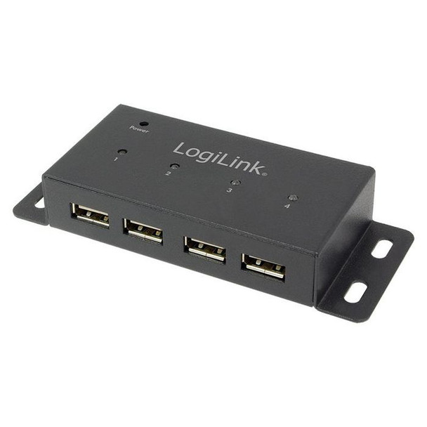 LogiLink UA0141A .USB 2.0 HUB 4-portmetal. UA0141A