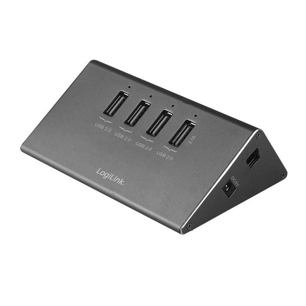 LogiLink UA0224 4x Aluminium + 1x UA0224