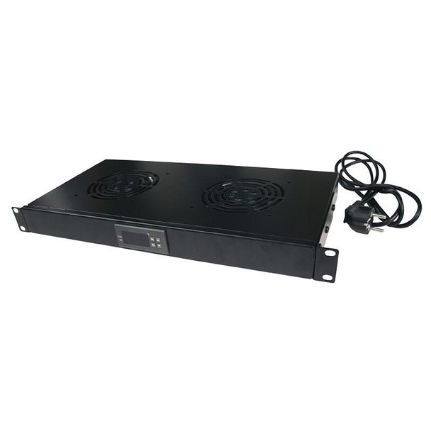 LogiLink FAU02FB 19" Fan Unit 2 fans w. FAU02FB