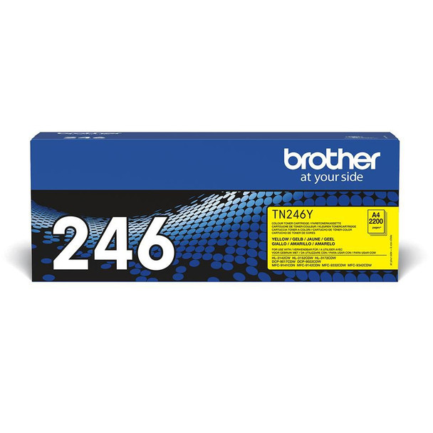 Brother TN246Y TN-246 YELLOW HY TONER for TN246Y