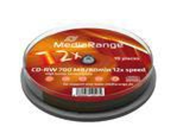 MediaRange MR235 2x Speed 80min CD-RW 10 TUB MR235