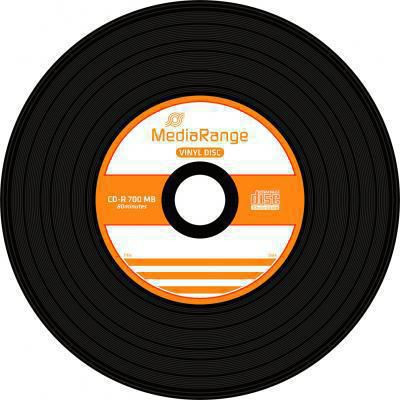MediaRange MR225 CD-R 52x Black Vinyl cake 50 MR225