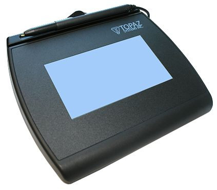 Topaz T-LBK755SE-BHSB-R SignatureGem Backlit LCD 4x3 T-LBK755SE-BHSB-R