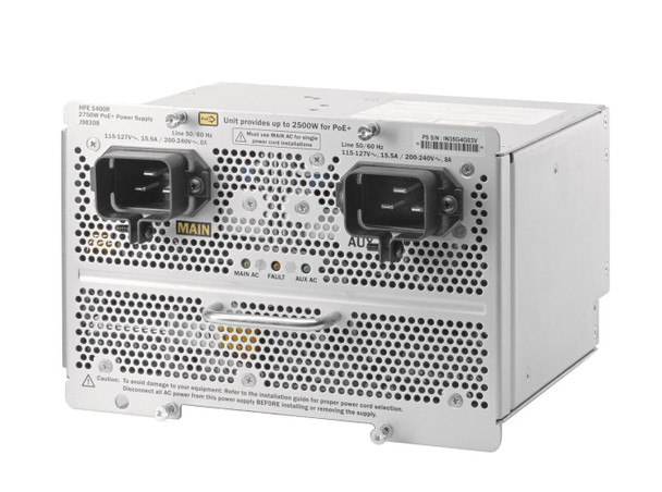 Hewlett Packard Enterprise J9830B-RFB Aruba 5400R 2750W PoE+zl2 PSU J9830B-RFB