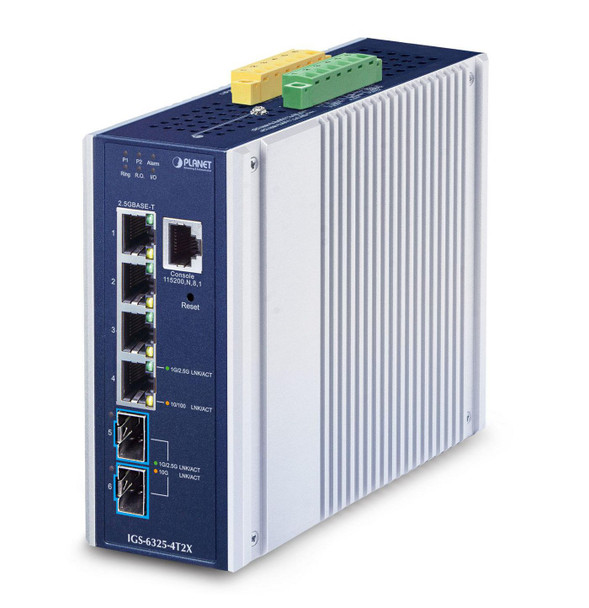 Planet IGS-6325-4T2X IP30 Industrial L3 4-Port IGS-6325-4T2X