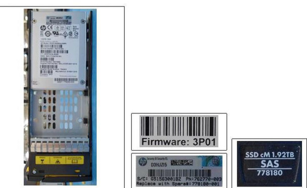 Hewlett Packard Enterprise 778180-001-RFB DRV 1.92TB SSD 6G SAS SFF 778180-001-RFB