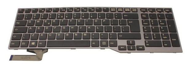 Fujitsu FUJ:CP691054-XX-RFB Keyboard 10Key Black W/ Bl Us FUJ:CP691054-XX-RFB