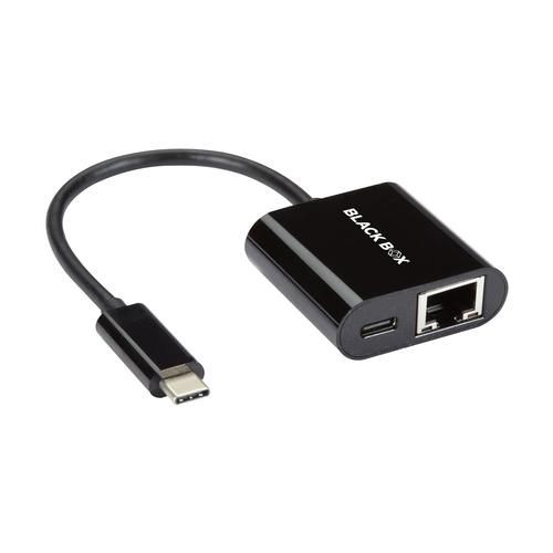 Black Box VA-USBC31-RJ45C USBC TO RJ45 GBE + USBC 100W VA-USBC31-RJ45C